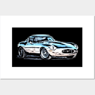 Jaguar Eagle E-Type Posters and Art